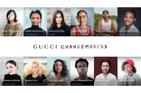 change maker program gucci|gucci changemakers scholarship 2024.